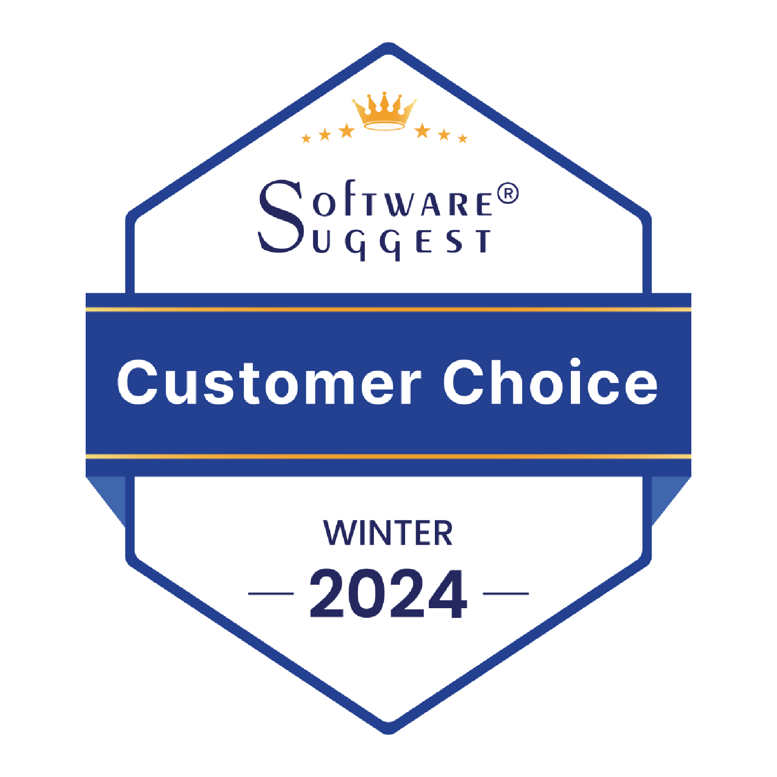 AWARDED AS CUSTOMER CHOICE BY SOFTWARE SUGGEST 2024